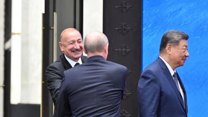 Владимир Путин, Ильхам Алиев и Си Цзиньпин