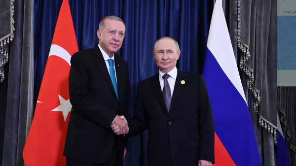 Путин Эрдоган - Sputnik Азербайджан