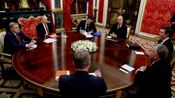 Встреча президента Владимира Путина со Стивом Уиткоффом и Джаредом Кушнером - Sputnik Азербайджан