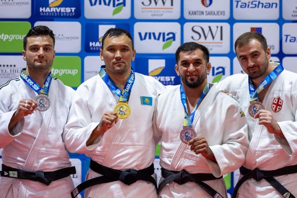 Азербайджанские дзюдоисты на чемпионате мира по дзюдо среди ветеранов Азербайджанские дзюдоисты на чемпионате мира по дзюдо среди ветеранов - Sputnik Азербайджан