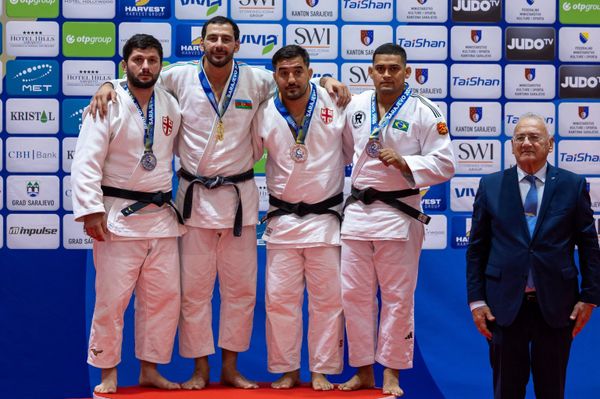 Азербайджанские дзюдоисты на чемпионате мира по дзюдо среди ветеранов Азербайджанские дзюдоисты на чемпионате мира по дзюдо среди ветеранов - Sputnik Азербайджан