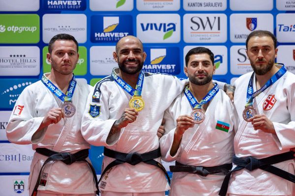 Азербайджанские дзюдоисты на чемпионате мира по дзюдо среди ветеранов Азербайджанские дзюдоисты на чемпионате мира по дзюдо среди ветеранов - Sputnik Азербайджан