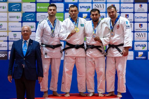 Азербайджанские дзюдоисты на чемпионате мира по дзюдо среди ветеранов Азербайджанские дзюдоисты на чемпионате мира по дзюдо среди ветеранов - Sputnik Азербайджан
