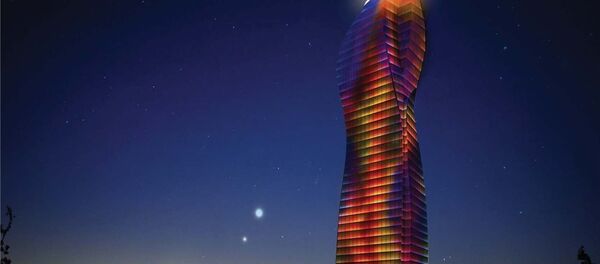 Самое высокое здание Баку SOCAR TOWER - Sputnik Азербайджан