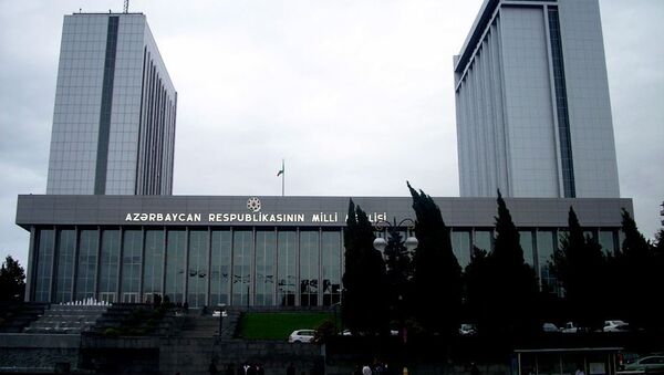 Здание Милли Меджлиса. Архивное фото - Sputnik Азербайджан