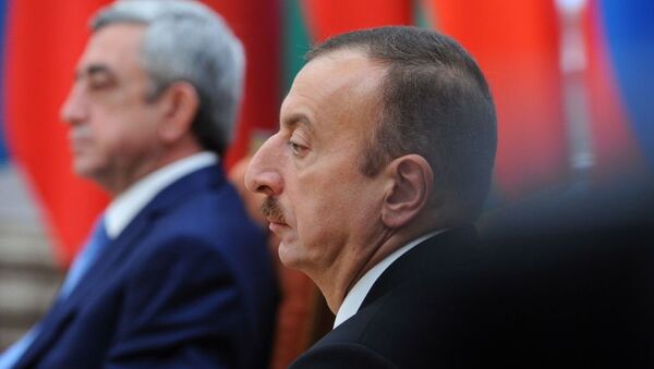 Ильхам Алиев и Серж Саргсян - Sputnik Azərbaycan
