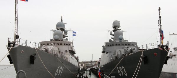 Ракетный корабль Дагестан вступил в строй Каспийской флотилии Ракетный корабль Дагестан вступил в строй Каспийской флотилии - Sputnik Азербайджан