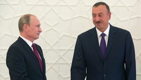 Владимир Путин и Ильхам Алиев - Sputnik Азербайджан