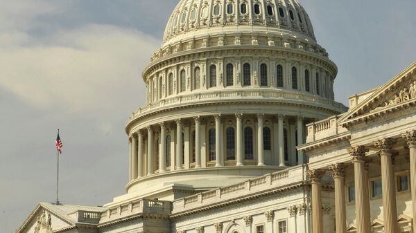 Здание американского Сената в Вашингтоне - Sputnik Азербайджан