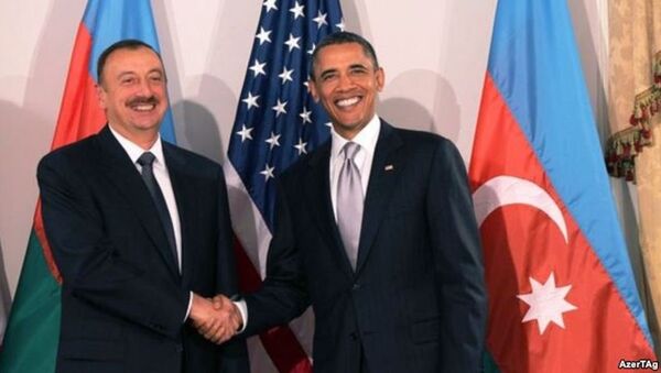 İlham Əliyev və Barak Obama - Sputnik Azərbaycan