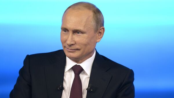 Live broadcast with Vladimir Putin - Sputnik Азербайджан