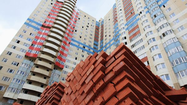 Строительство панельных домов в Москве - Sputnik Азербайджан