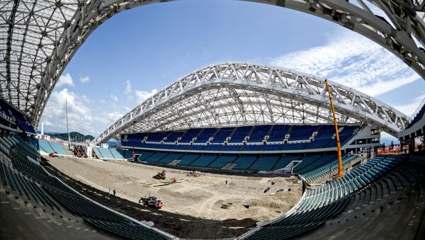 Реконструкция стадиона Фишт к ЧМ-2018 - Sputnik Азербайджан