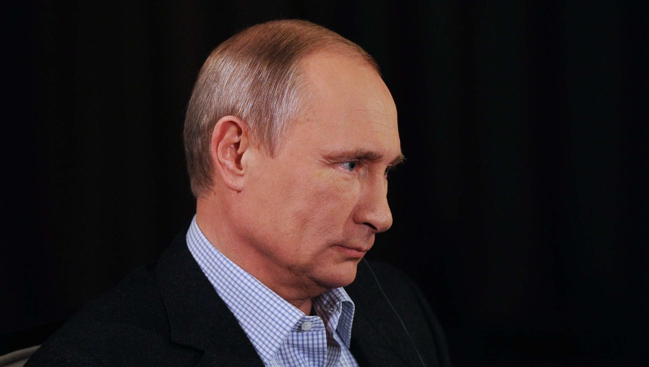 Владимир Путин в профиль