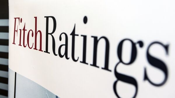 Логотип агентства Fitch Ratings - Sputnik Азербайджан