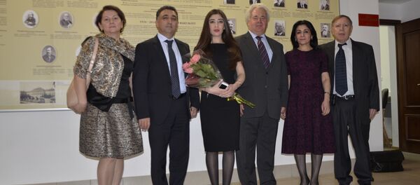 Защита кандидатской диссертации аспирантки исторического факультета МГУ Улькер Мехдиевой Защита кандидатской диссертации аспирантки исторического факультета МГУ Улькер Мехдиевой - Sputnik Азербайджан