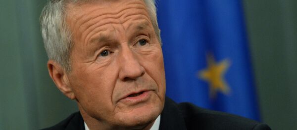 Встреча главы МИД РФ С.Лаврова и Генерального секретаря Совета Европы Т.Ягланда - Sputnik Азербайджан