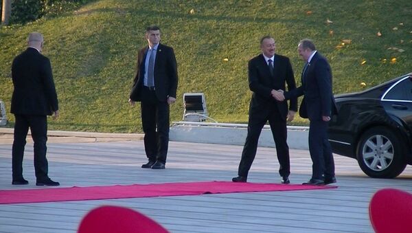Ильхам Алиев прибыл в Грузию - Sputnik Азербайджан
