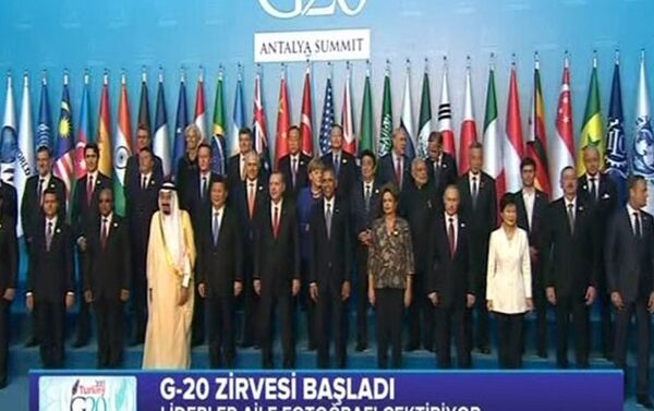 Türkiyənin Antalya şəhərində G20 ölkələri liderlərərinin sammiti - Sputnik Azərbaycan