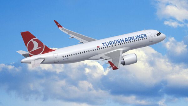 Türk Hava Yollarının təyyarəsi - Sputnik Azərbaycan