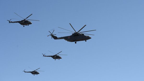 Rusiya Ermənistana Mi-24 və Mi-8 helikopterləri yolladı - Sputnik Azərbaycan
