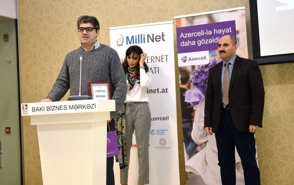 MilliNet 2015 премия - Sputnik Azərbaycan