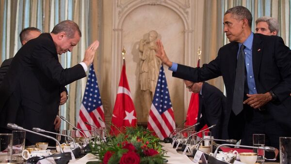 ABD Başkanı Barack Obama - Cumhurbaşkanı Recep Tayyip Erdoğan - Sputnik Azərbaycan