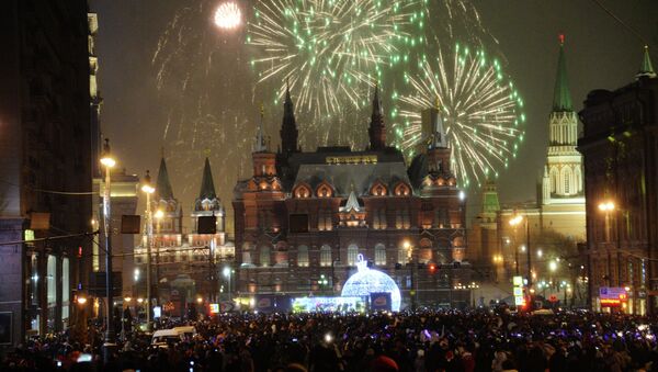 New Year celebration on Red Square - Sputnik Azərbaycan