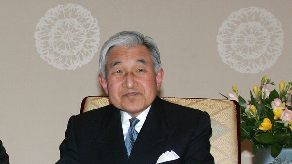 Император Японии Акихито. Архивное фото - Sputnik Азербайджан