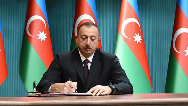 Президент Ильхам Алиев. Фото с официального сайта главы государства - Sputnik Азербайджан