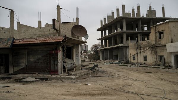 Зона боевых действий в Сирии. Архивное фото - Sputnik Азербайджан