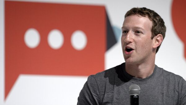 Facebook'un kurucusu Mark Zuckerberg - Sputnik Azərbaycan