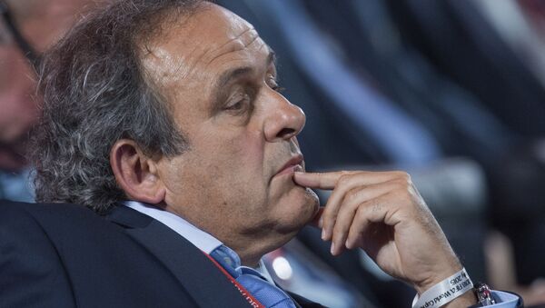 Президент УЕФА Мишель Платини - Sputnik Азербайджан