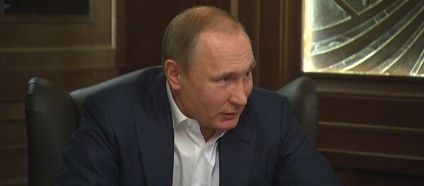 Президент России Владимир Путин - Sputnik Азербайджан