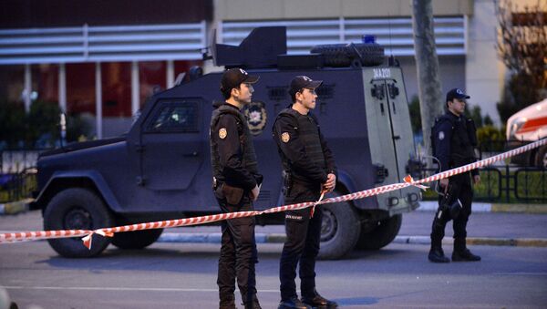 Полиция в Стамбуле. Архивное фото - Sputnik Азербайджан