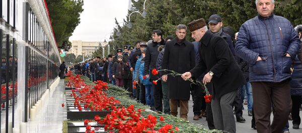 Аллея Шахидов 20.01.2016 - Sputnik Азербайджан
