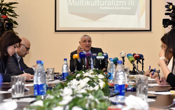 2016 год объявлен в Азербайджане годом мультикультурализма. Пресс-конференция - Sputnik Азербайджан