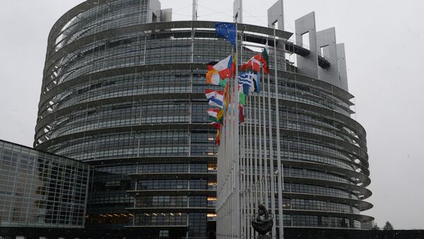 Здание Европарламента в Страсбурге - Sputnik Азербайджан
