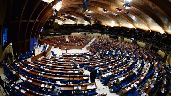 Пленарное заседание зимней сессии Парламентской ассамблеи Совета Европы - Sputnik Азербайджан