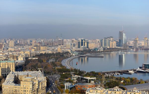 Вид на бакинскую бухту - Sputnik Азербайджан