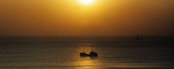 Закат на Каспийском море - Sputnik Азербайджан