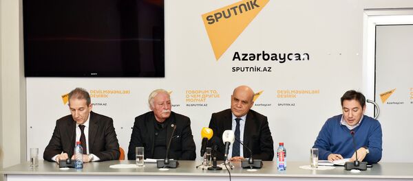 Пресс-конференция по вопросам экологии в пресс-центре агентства Sputnik - Sputnik Азербайджан