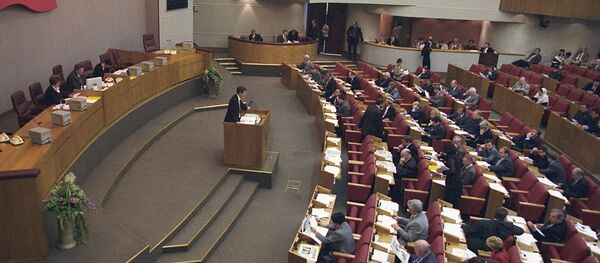 Заседание Госдумы РФ. Архивное фото Заседание Госдумы РФ. Архивное фото - Sputnik Азербайджан