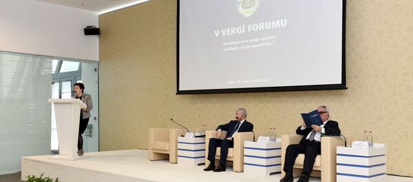 В Баку 10 февраля стартовал пятый Налоговый форум на тему: Налоговая система Азербайджана: реальность и перспективы В Баку 10 февраля стартовал пятый Налоговый форум на тему: Налоговая система Азербайджана: реальность и перспективы - Sputnik Азербайджан