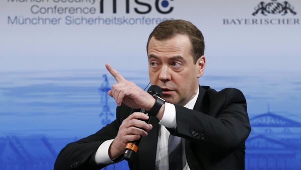 Премьер-министр РФ Д. Медведев принял участие в Мюнхенской конференции по безопасности - Sputnik Азербайджан