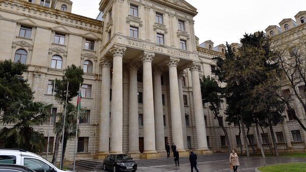 Здание Министерства иностранных дел Азербайджанской Республики в Баку - Sputnik Азербайджан