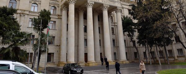 Здание Министерства иностранных дел Азербайджанской Республики в Баку Здание Министерства иностранных дел Азербайджанской Республики в Баку - Sputnik Азербайджан