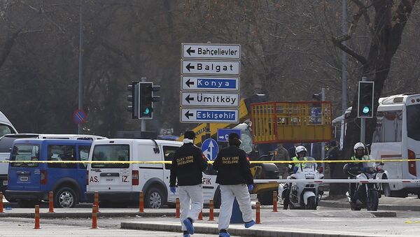 Утро 18 февраля после терактов в столице Турции Анкаре - Sputnik Азербайджан