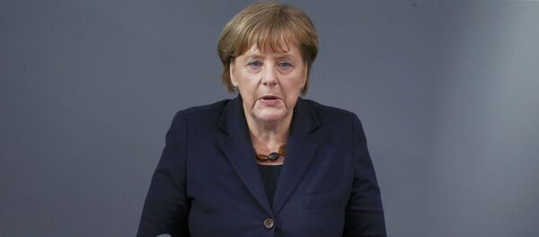 Ангела Меркель, канцлер Германии - Sputnik Азербайджан