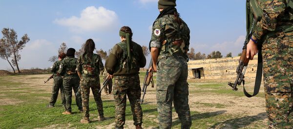 Боевики YPG - Sputnik Азербайджан